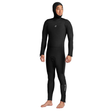 7TILL8 2mm Custom Men's U-Zip Hooded Full Wetsuit DIVE M UZ