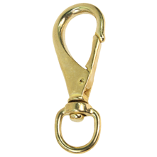 #3 Swivel Brass Boat Snap