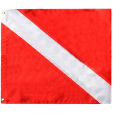 Aqua Nylon Dive Flag 24" x 28" Picture