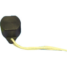 Aqua Rubber Valve Cap, Black Picture