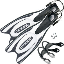 Cressi Frog-Plus Fins with Bun Picture