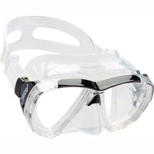 Cressi Big Eyes Clear Skirt Mask