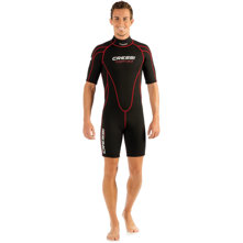 Combinaison Shorty Néoprène 2.5mm Cressi Tortuga Homme - Haute Élasticité Pour Plongée, Surf Et Sports Nautiques