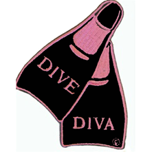 Dive Patches, Dive Diva Fin Pa Picture