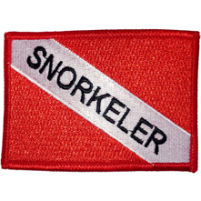 Dive Patches, Snorkeler Patch Picture