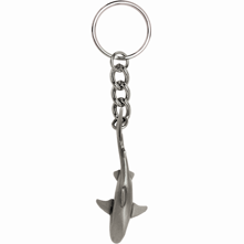 Pewter Reef Shark Key Chain Picture