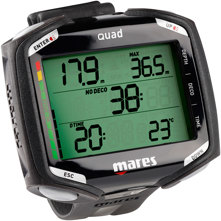 Mares Quad Wrist Computer Blac Picture
