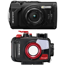 OM System TG-7 Digital Camera with Underwater Housing OM System TG-7 Digital Camera with Underwater Housing