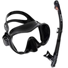C088 Black Silicone Totally Dry Snorkel Scuba Swimming Training Snorkeling New 