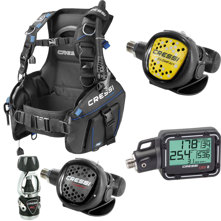 Cressi Bundle Aquapro+ BCD wit Picture