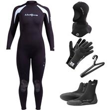 5mm Rear Zip Wetsuit 5100 TommyDSports Dive Bye Stretch Series 5X 