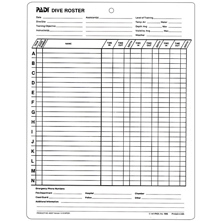 PADI Dive Roster Slate Picture