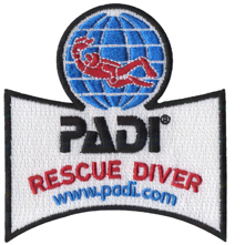 PADI Rescue Diver Emblem Picture