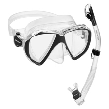 Rapido Otimo Two Lens Mask and Snorkel Combo