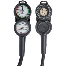 Triple Gauges For Scuba Diving: Air, Depth, Pressure | Scuba