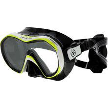 USED Aqualung Reveal X1 Mask WHT/BLK SLCN