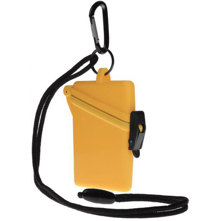 Witz Surfsafe Lightweight Waterproof Sport Case – Yellow – With Lanyard & Carabiner