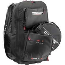 Cressi Moby 5 Red Bag with Whe Picture