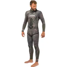 CRESSI フルスーツ 5mmグレー迷彩 cressi-seppia-5mm-unisex-