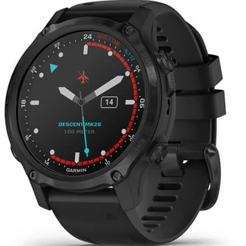 Garmin Descent MK2S Dive Smart Watch Carbon Gray DLC/Black Band
