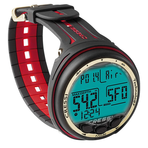 Cressi Giotto Wrist Computer Black/Red Item# 31141