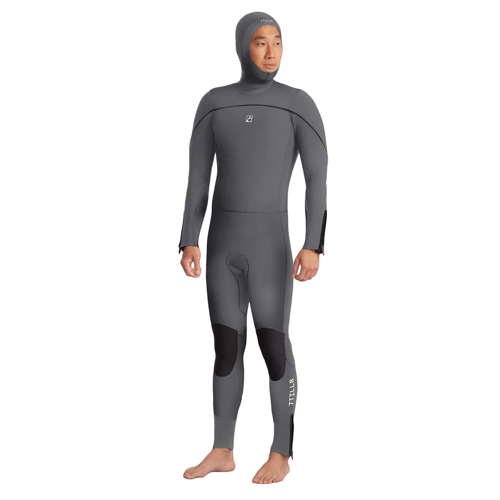 7TILL8 2mm Custom Men's U-Zip Hooded Full Wetsuit