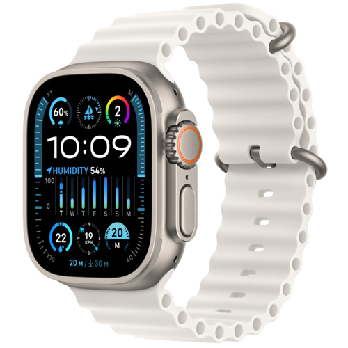 Apple Watch Ultra 2 GPS + Cellular, 49mm Titanium Case with Ocean Band