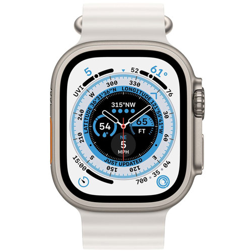 Apple Watch Ultra GPS + Cellular, 49mm Titanium Case with Ocean Band