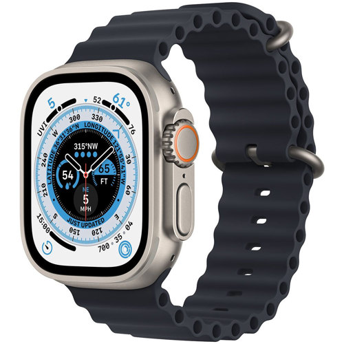 Apple Watch Ultra GPS + Cellular, 49mm Titanium Case with Ocean Band