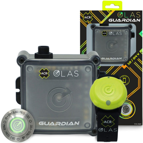 ACR OLAS Guardian Wireless Engline Kill Switch & Man Overboard Alarm System