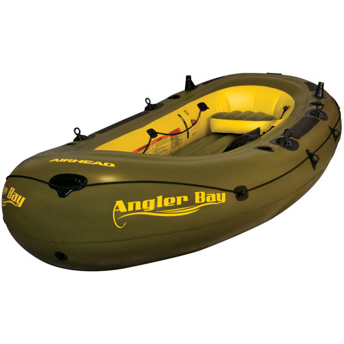 Airhead Angler Bay Inflatable Boat, 6 Person