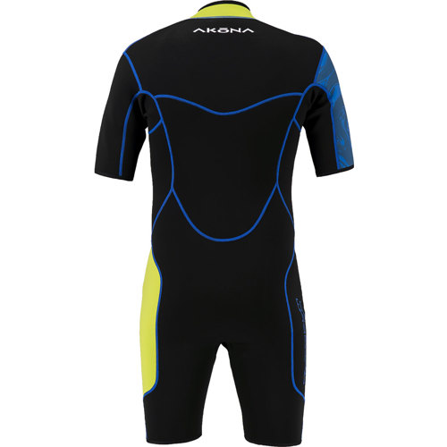 Akona 3/2mm Tropic Men's Front Zip Shorty - Scuba