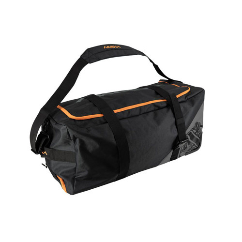 Akona Classic 100L Roller Duffel Bag, Black/Orange AKB225