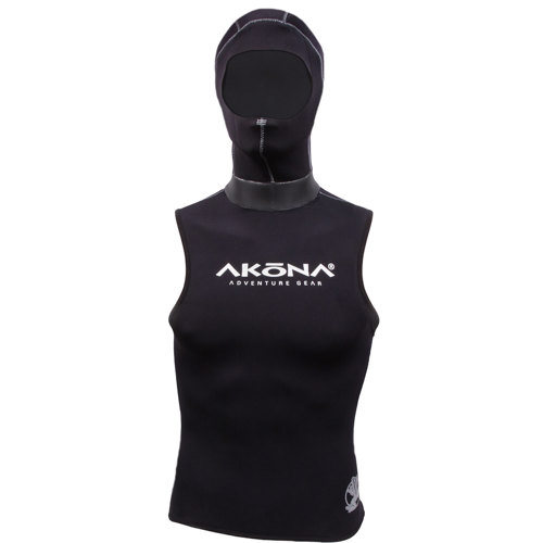 Akona 5/3mm Quantum Stretch Unisex Hooded Vest - Scuba