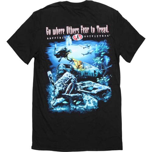 Amphibious Outfitters Sunken Plane T-Shirt Medium