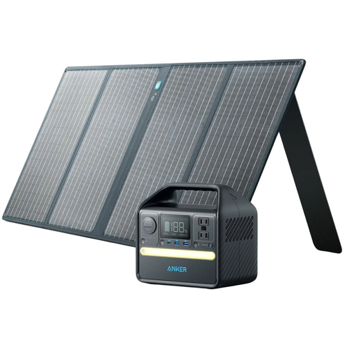 Anker 521 PowerHouse 200W 256Wh Portable Power Station with 625 100W Solar Panel