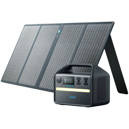 Anker 535 PowerHouse 500W 512Wh Portable Power Station with 625 100W Solar Panel