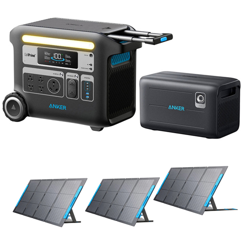 Anker 767 PowerHouse 2400W 2048Wh Portable Power Station with Expansion Battery