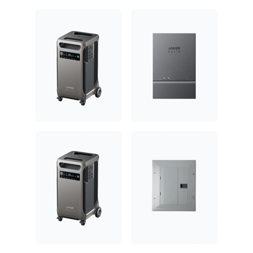 Anker SOLIX F3800 3840Wh 6000W Power Station, 2-Pack, with