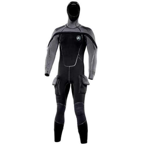Apeks 8/7mm ThermiQ Men's Hooded Semi-Dry Suit