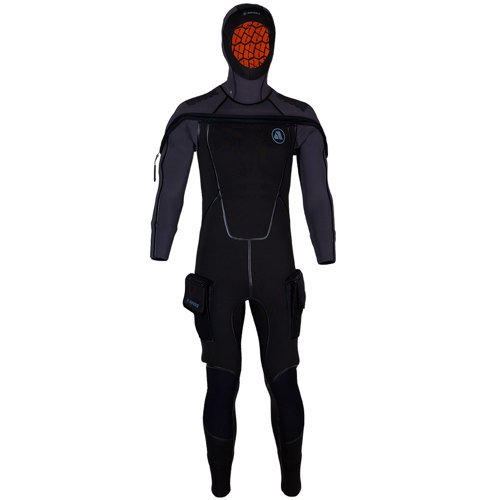 Apeks 8/7mm ThermiQ Men's Hooded Semi-Dry Suit
