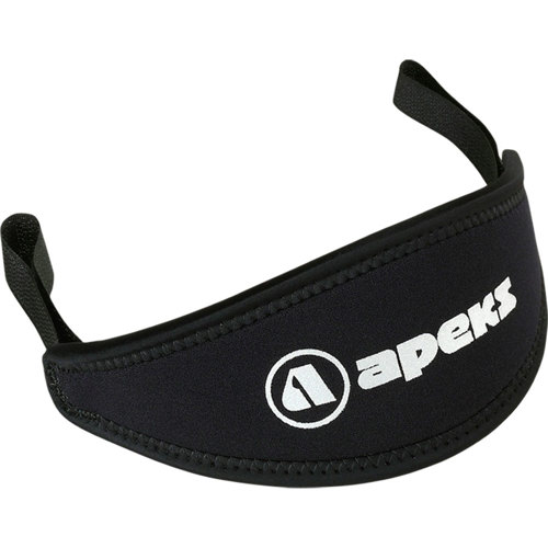 USED Apeks VX1 Dive Mask Black Frame, UV Lens Item# 31012