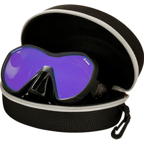 Mask　SBD USED Apeks VX1 Dive Mask Black Frame, UV Lens Item# 31012