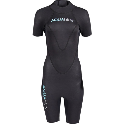 Aqua Blue 3mm Women's Springsuit Wetsuit