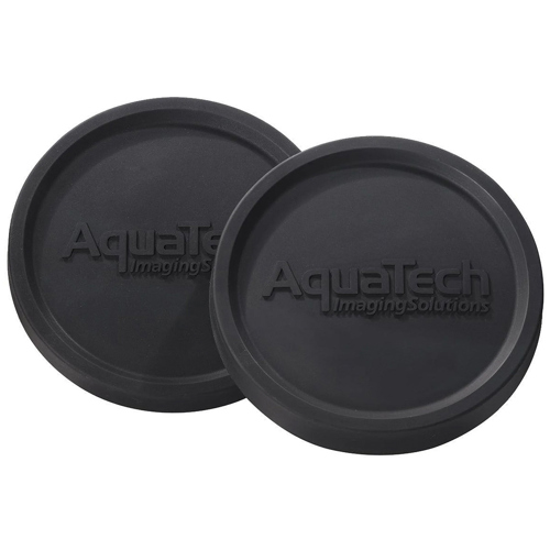 AquaTech Lens Port Caps Set with 2 Front and 2 Rear Flat Port Covers