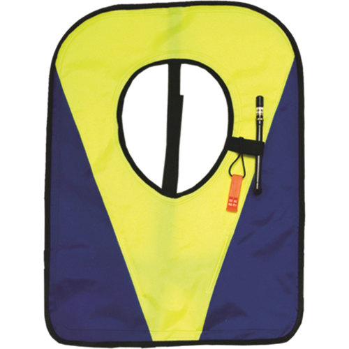 Innovative Scuba Deluxe Snorkel Vest, Plastic Valve, Blue X-Large