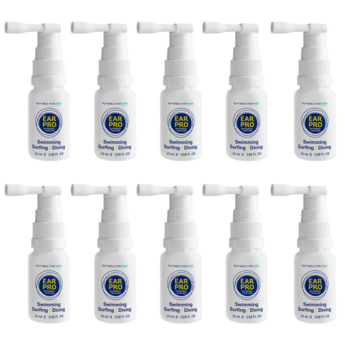Ear Pro Waterproof Ear Spray 10-Pack