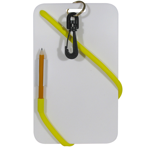 Innovative Scuba Pro Slate with Split Ring and Swivel Clip