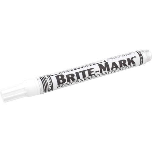 Dykem BRITE-MARK Paint Marker - White