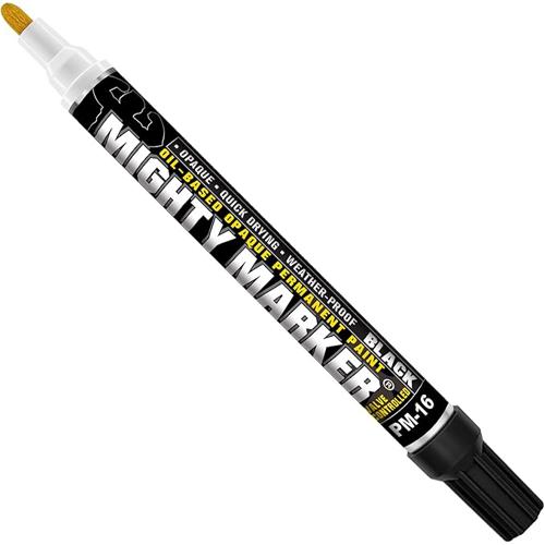 Mighty Marker Permanent Underwater Marking Pen Black